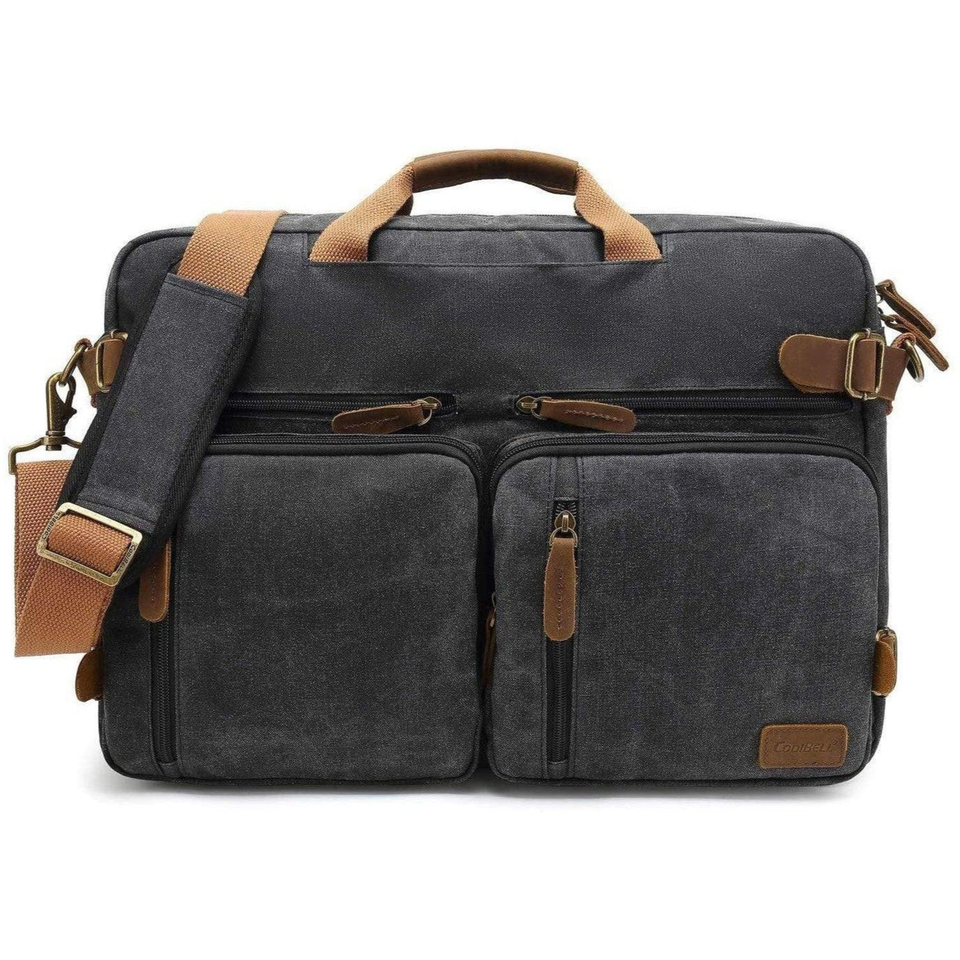 FR Fashion Co. 16" Multi-functional Canvas Messenger Bag