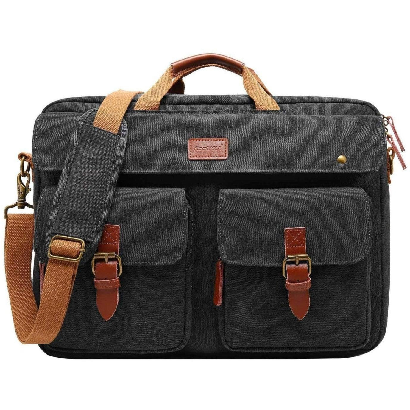 FR Fashion Co. 16" Multi-functional Canvas Messenger Bag
