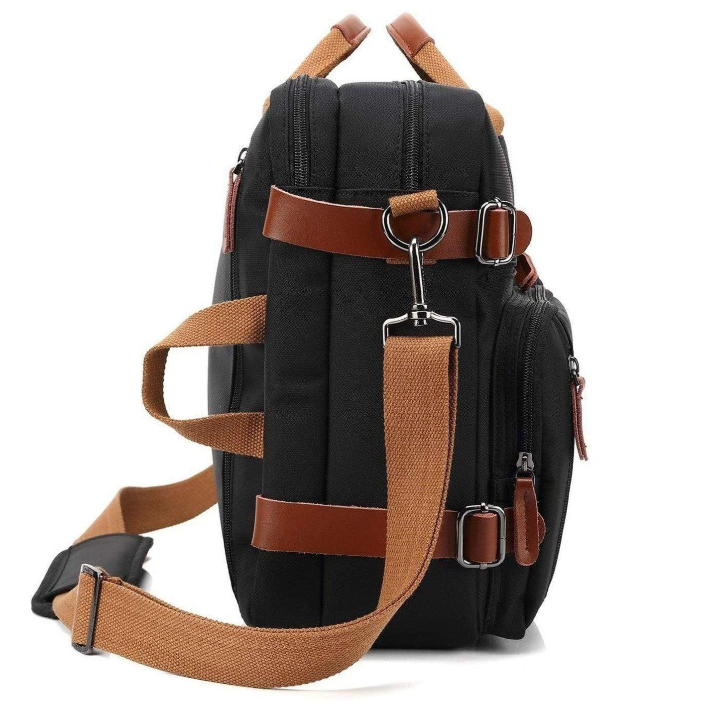 FR Fashion Co. 16" Multi-functional Canvas Messenger Bag