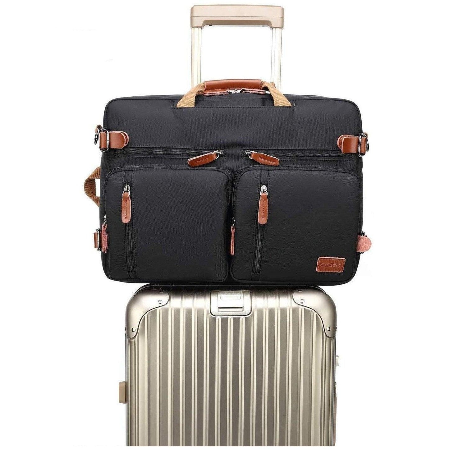 FR Fashion Co. 16" Multi-functional Canvas Messenger Bag