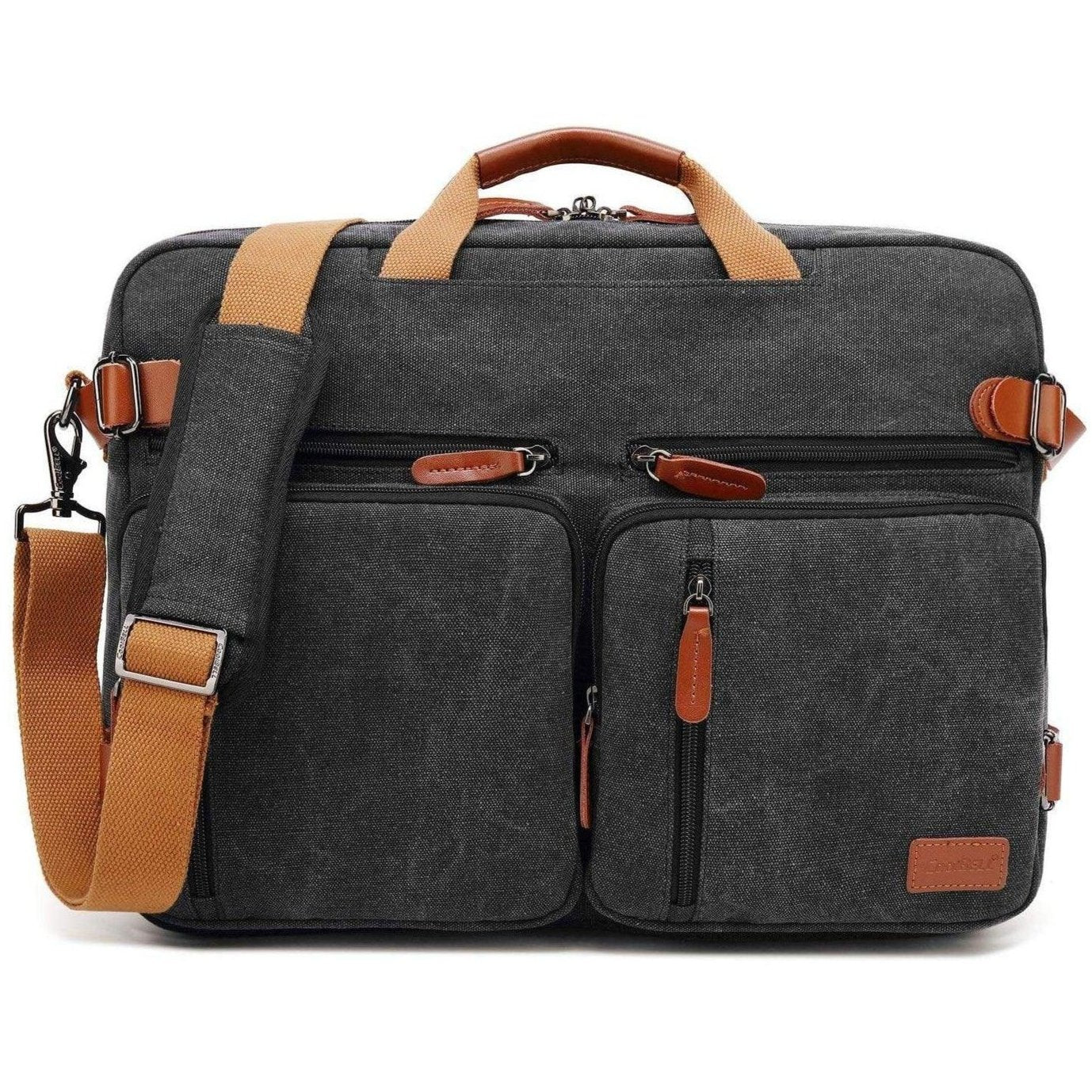 FR Fashion Co. 16" Multi-functional Canvas Messenger Bag