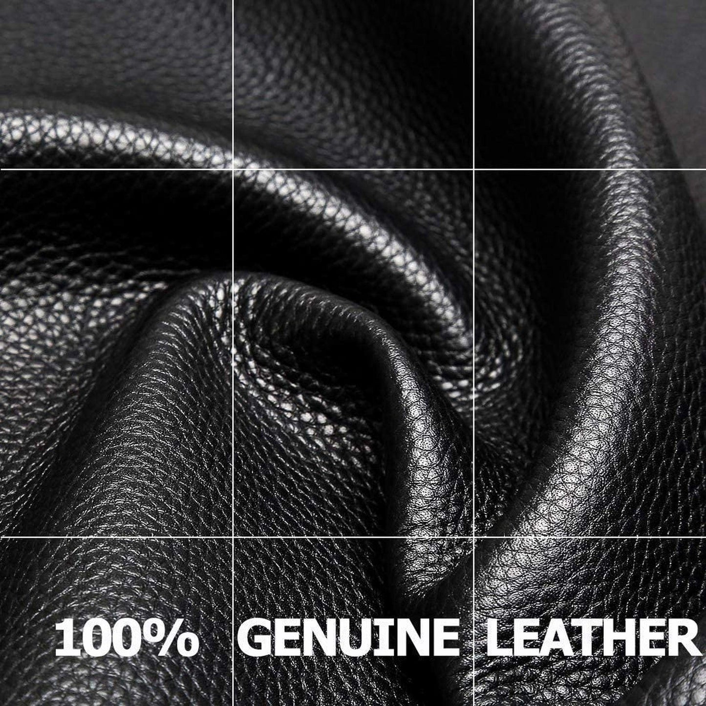 Anti-Theft Leather Backpack with Hidden Pockets 17' Men's FR Fashion Co.