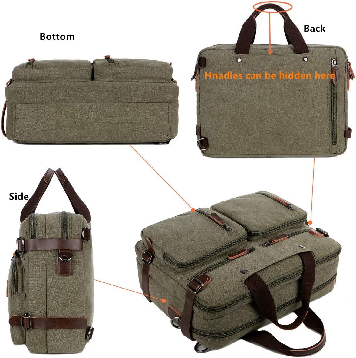 Convertible 17' Briefcase Backpack FR Fashion Co.