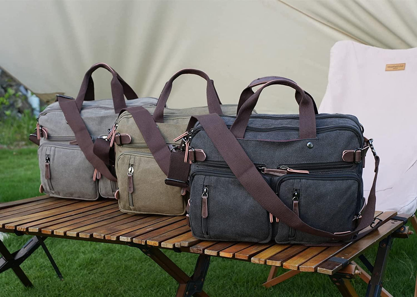 Convertible 17' Briefcase Backpack FR Fashion Co.