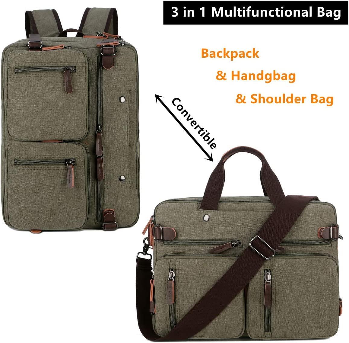 Convertible 17' Briefcase Backpack FR Fashion Co.