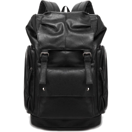 Leather 17' Laptop Backpack FR Fashion Co. Men's