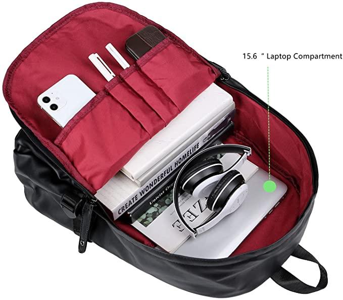 Scratch-Proof 15.6" Vegan Leather Backpack FR Fashion Co.