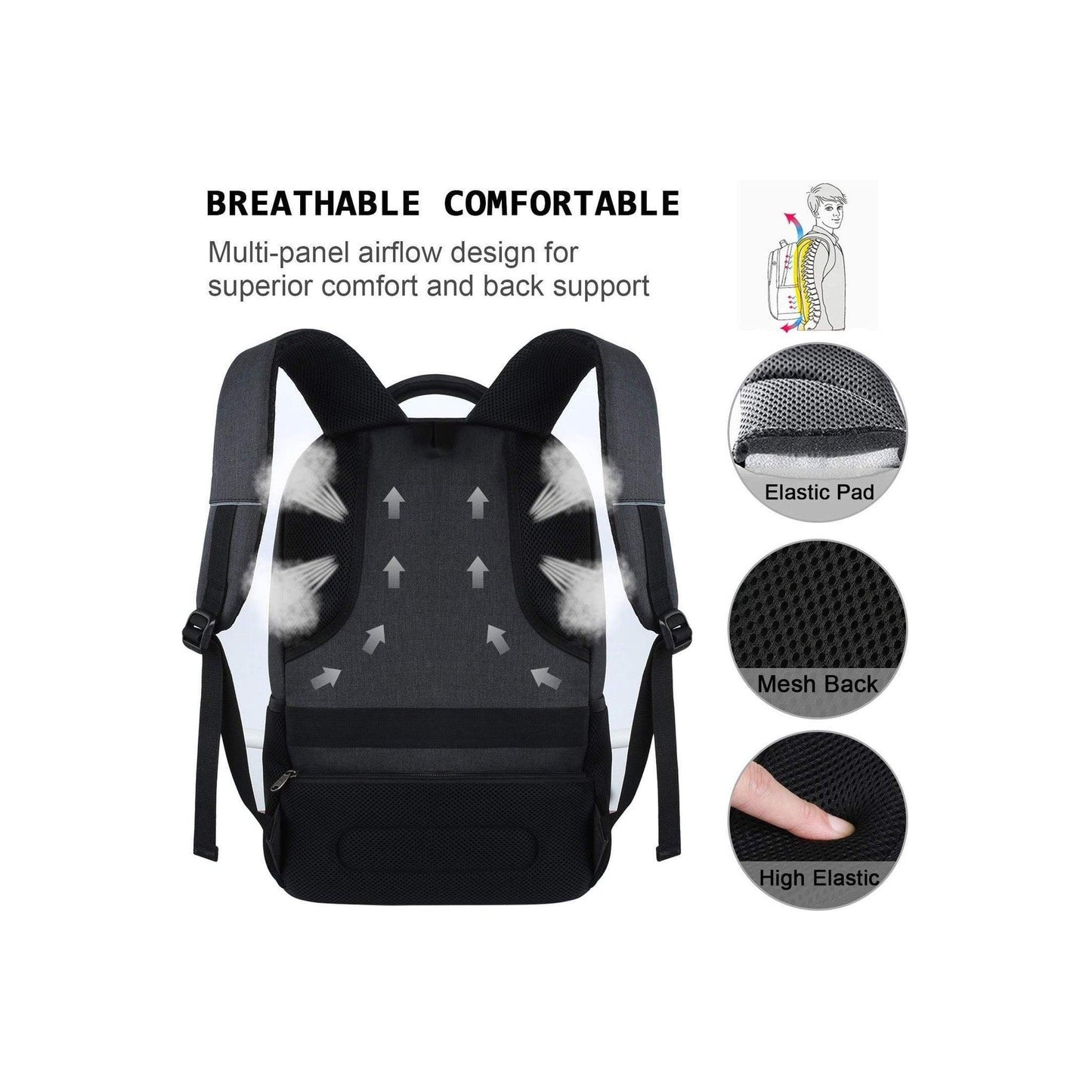 Anti-Theft 18' Travel Backpack FR Fashion Co.