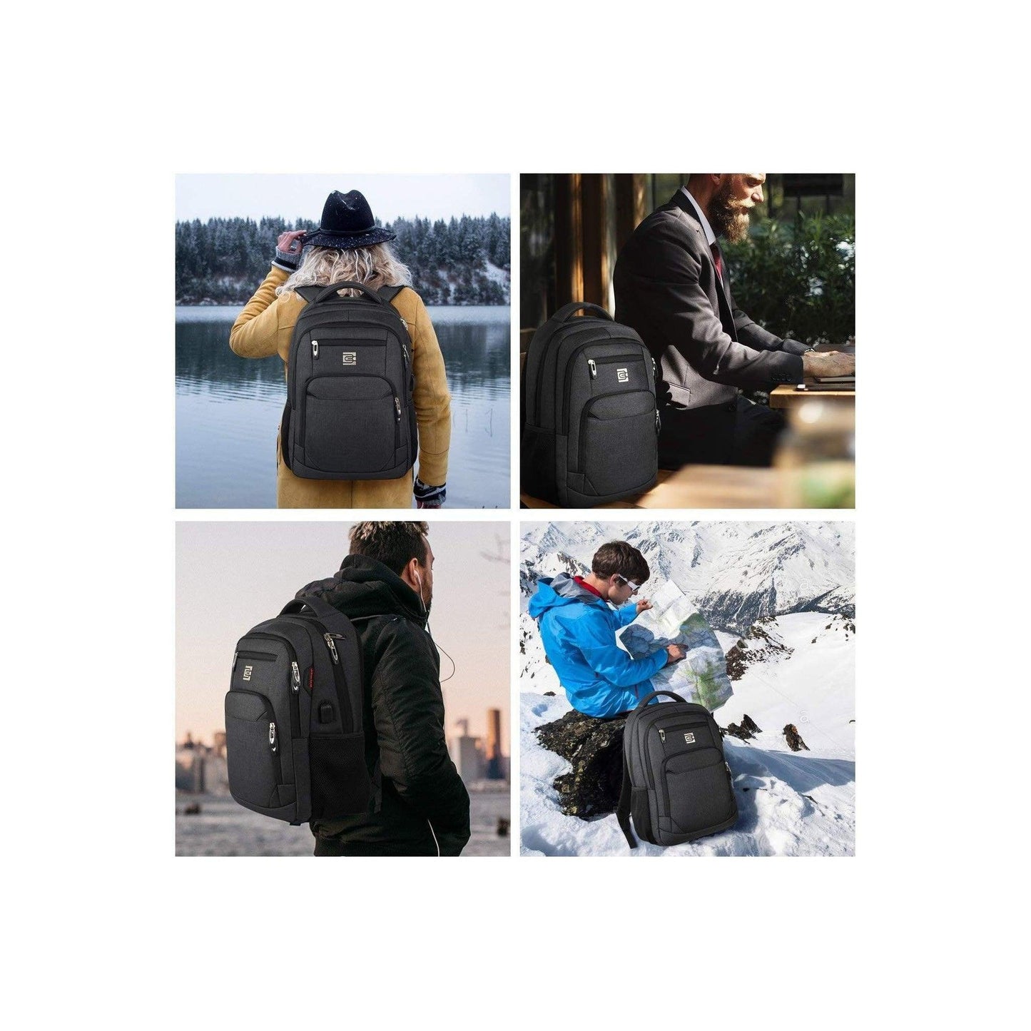 Anti-Theft 18' Travel Backpack FR Fashion Co.