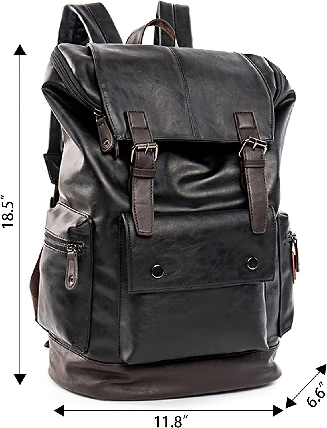 Vintage Leather 18' Backpack Men's FR Fashion Co.