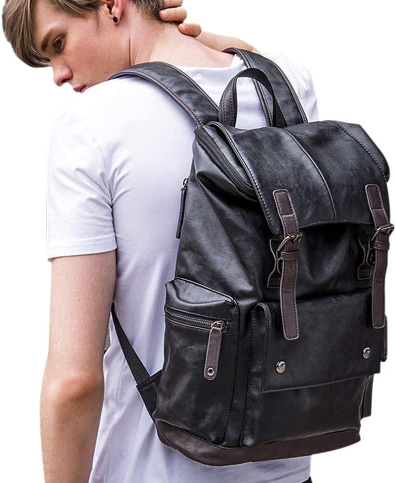 Vintage Leather 18' Backpack Men's FR Fashion Co.