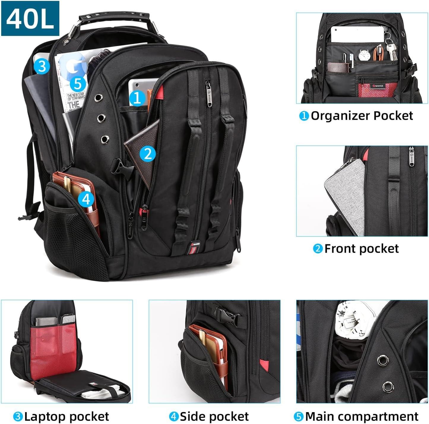 Travel Backpack XL Heavy Duty 20' FR Fashion Co.