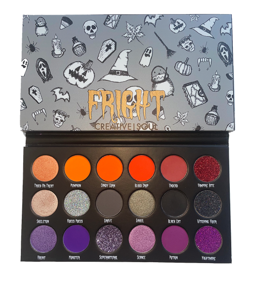 Fright Vibrant Eyeshadow Palette Creative Soul Cosmetics