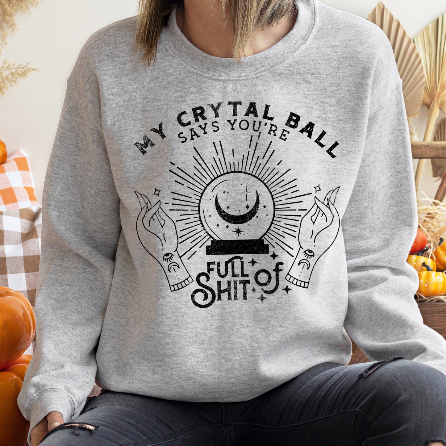 My Crystal Ball Halloween Sweatshirt