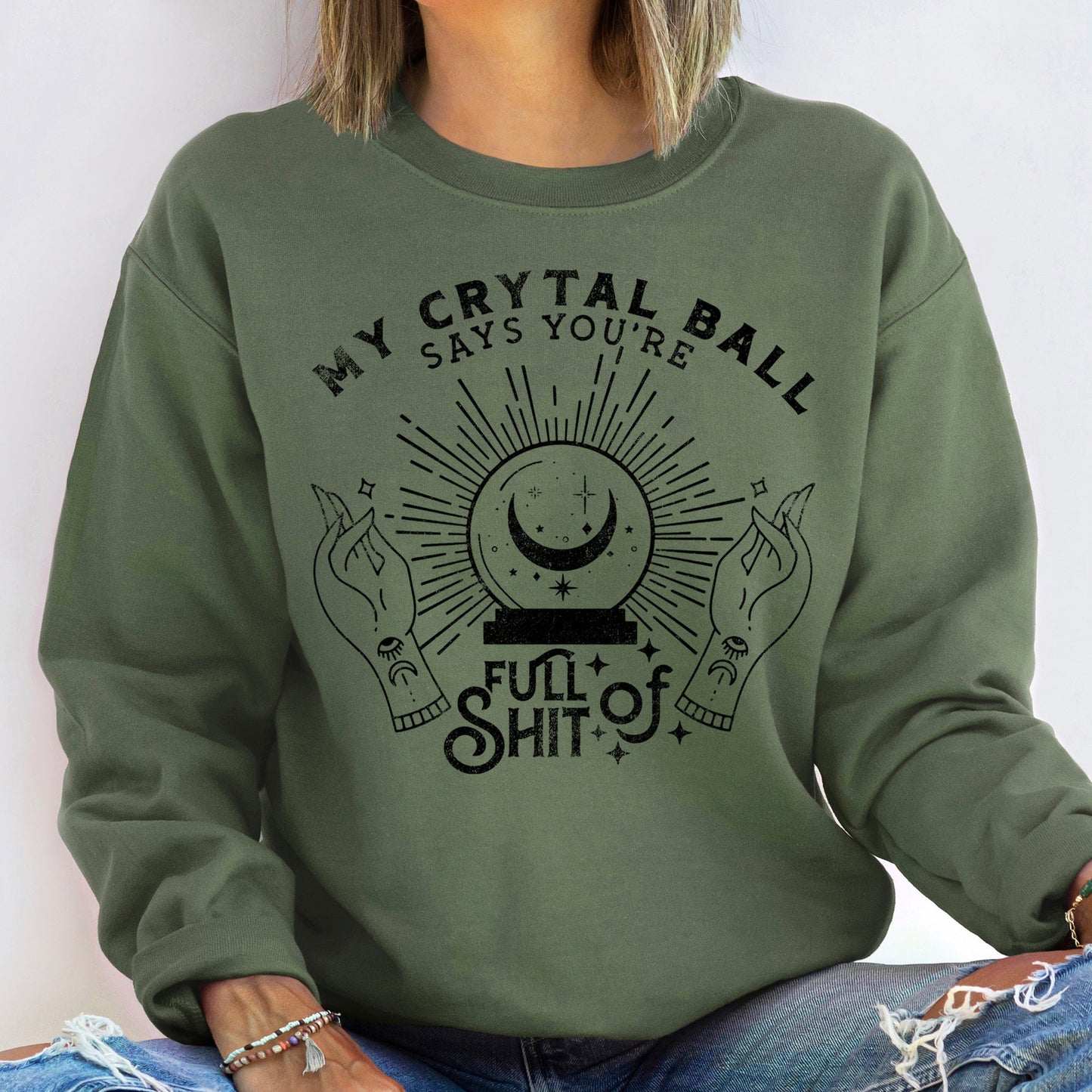 My Crystal Ball Halloween Sweatshirt