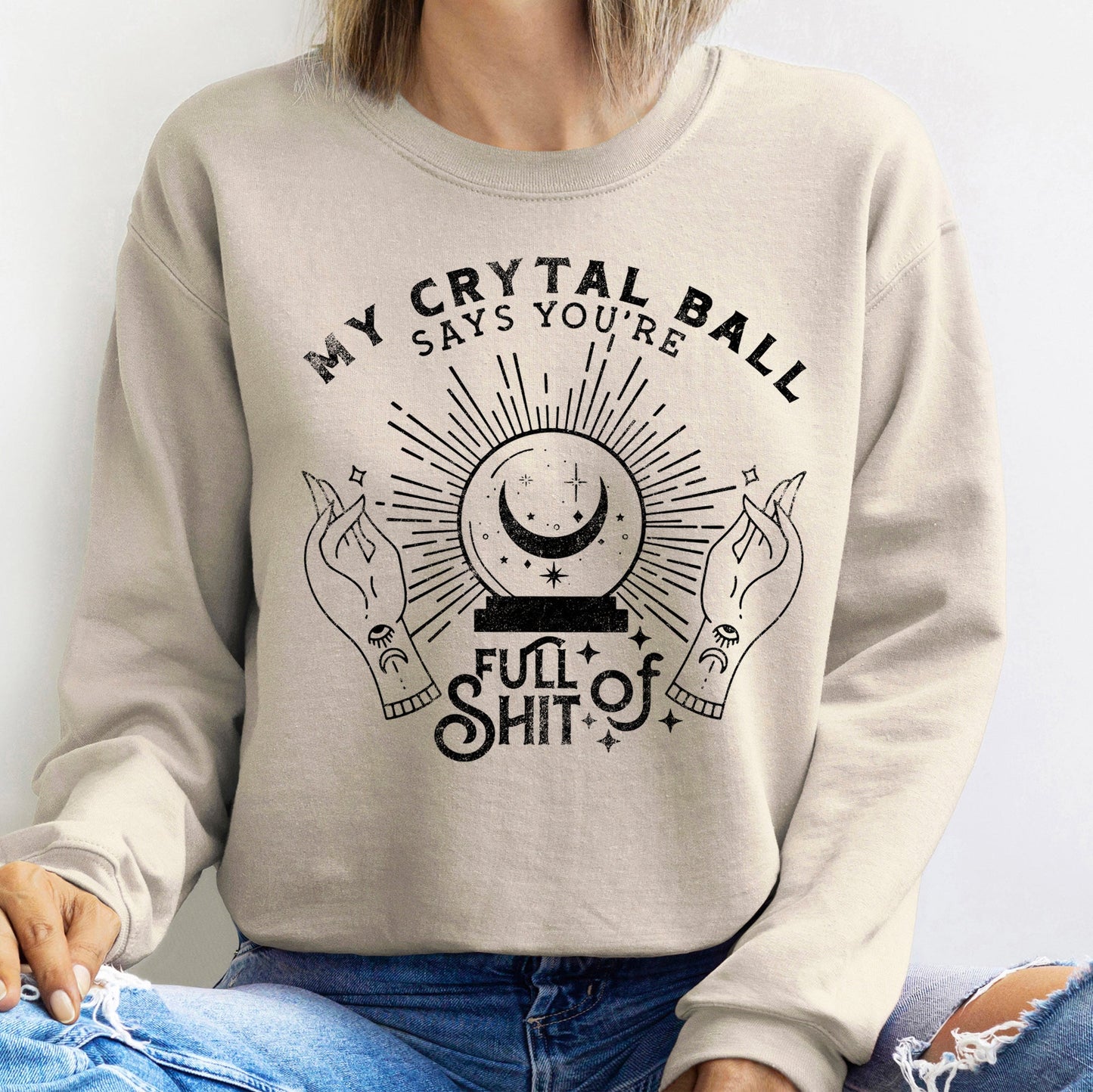My Crystal Ball Halloween Sweatshirt