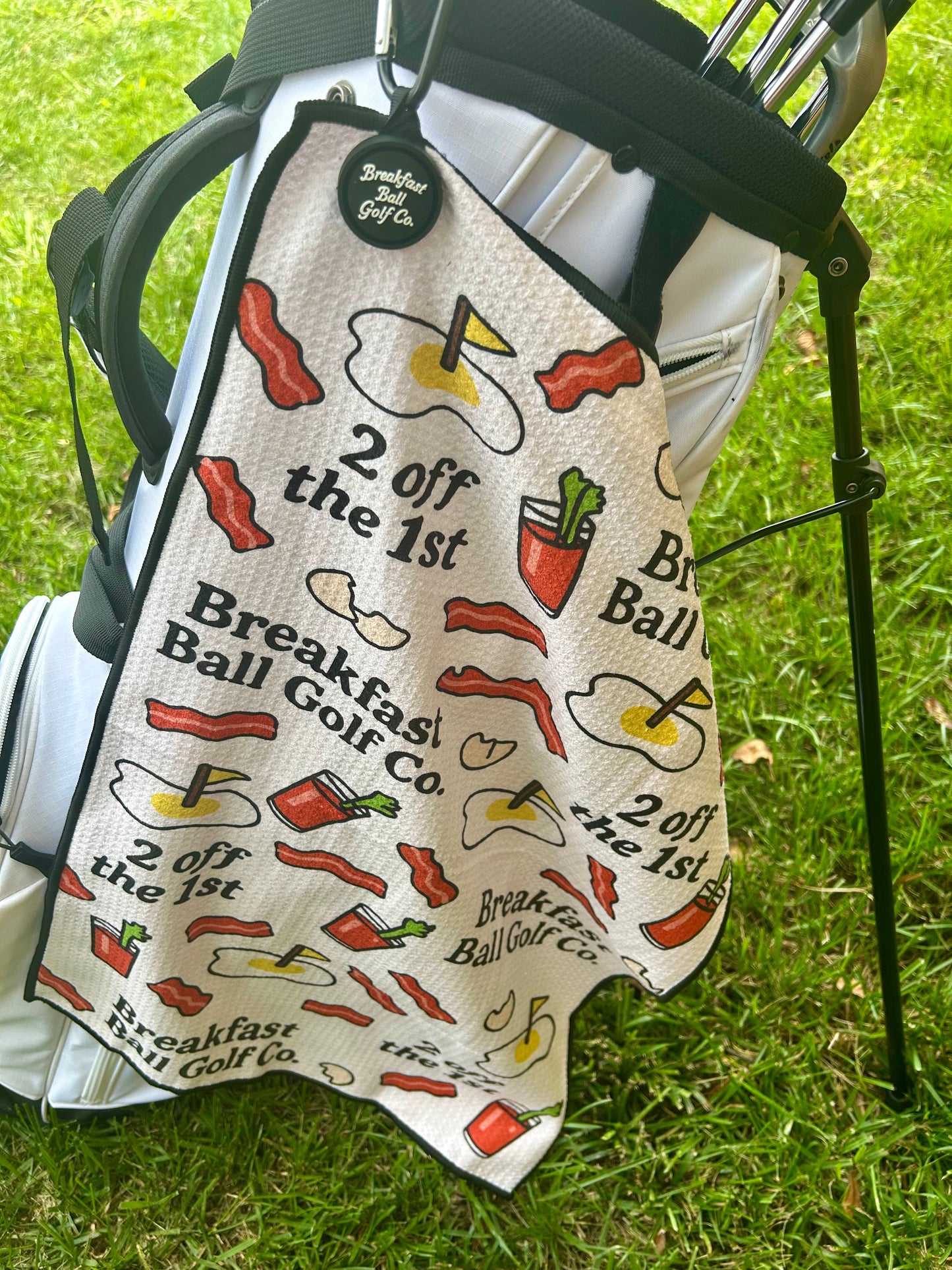 Breakfast Ball Absorbent Golf Towel Breakfast Ball Golf Co.