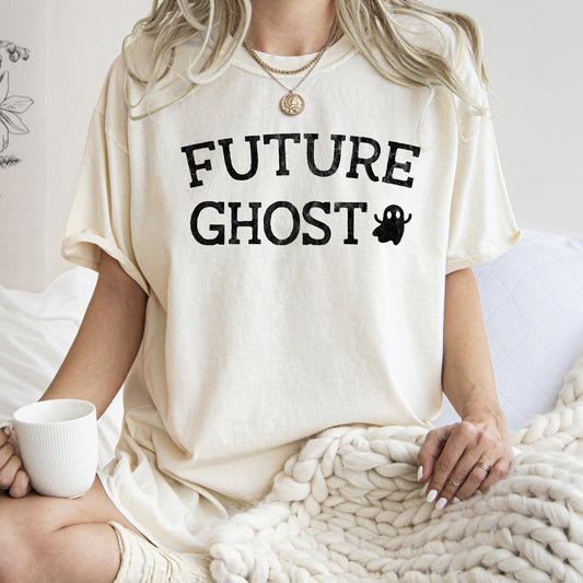 Future Ghost Retro Halloween Comfort Colors Tshirt