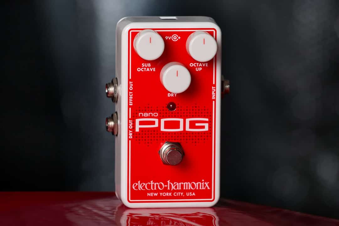 NanoPog Polyphonic Octave Generator Guitar Effect Pedal Electro Harmonix
