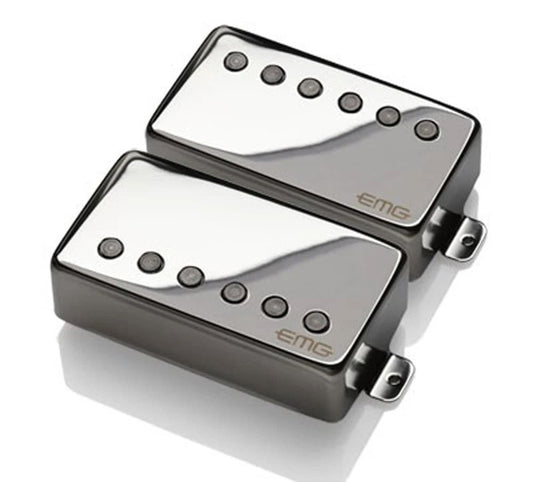 EMG 57 / 66 Active Alnico V Humbucker set chrome