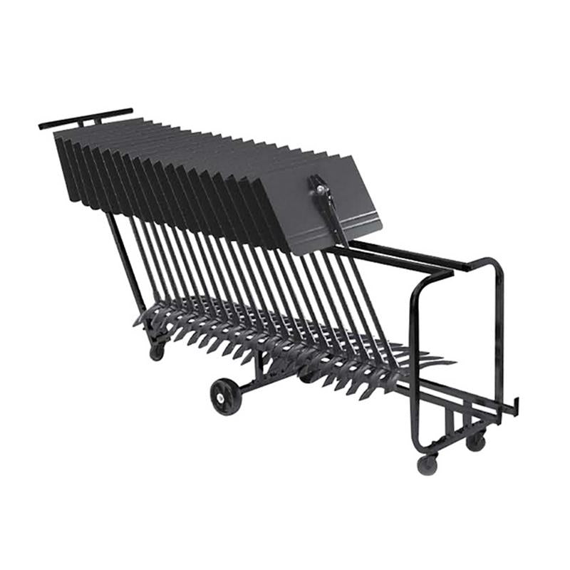Manhasset Music Stand Storage Cart, Holds 25 -NEW