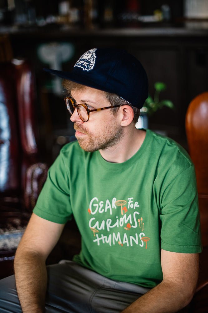 Curious Humans Relaxed Graphic T-Shirt 100% Cotton Mad Goat Studio