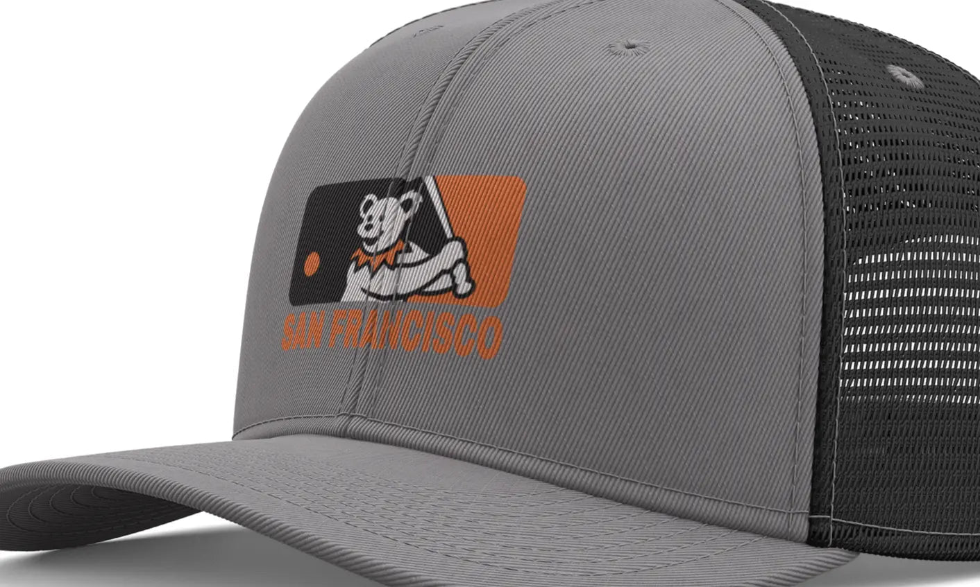 San Francisco Baseball Edition Dancing Bear Logo Trucker Cap The Ballpark Collection