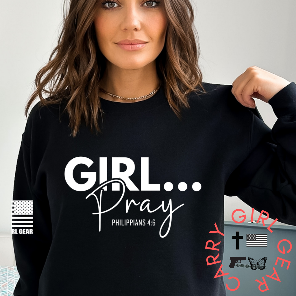 Girl Pray Hoodie & Sweatshirt Unisex Soft Cotton CGG