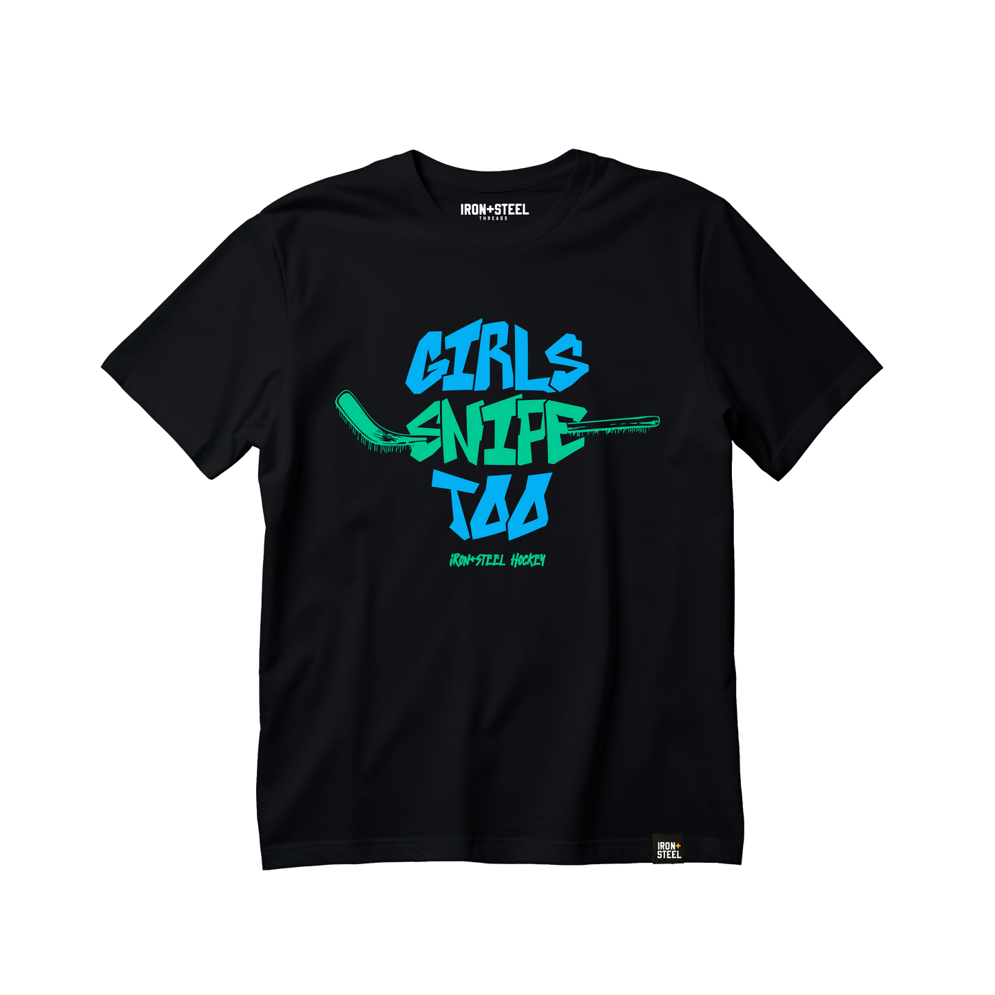 Girls Hockey Snipe Too Tee Cotton Unisex