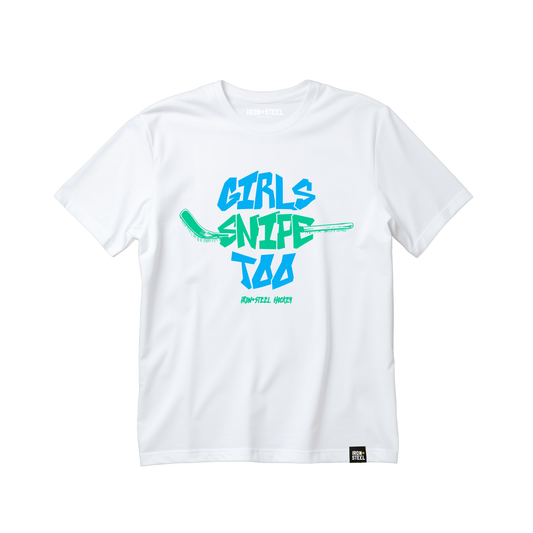 Girls Hockey Snipe Too Tee Cotton Unisex