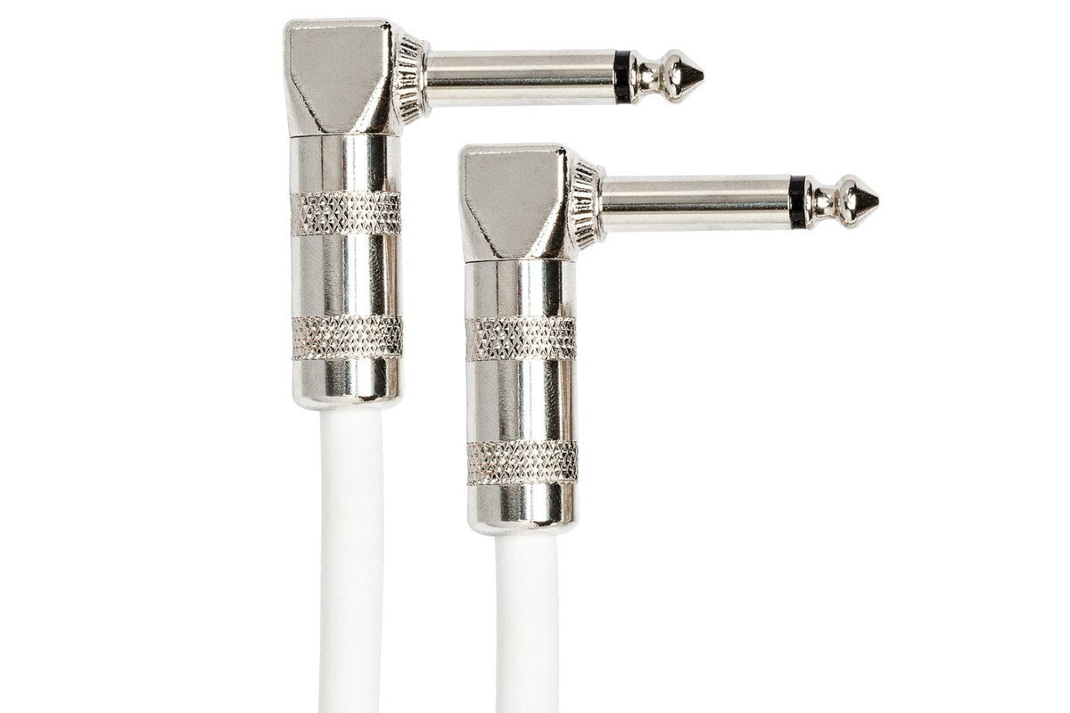 Guitar Patch Cable 18 Inch TS Male to Right Angle TS Male Hosa
