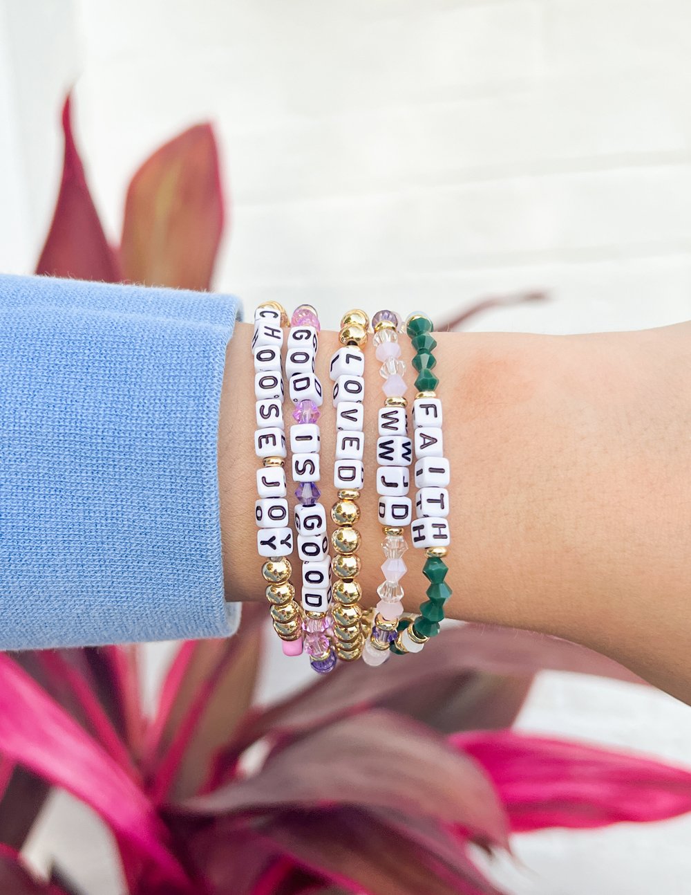 God is Good Letter Bracelet Faith Jewelry Elevated Faith