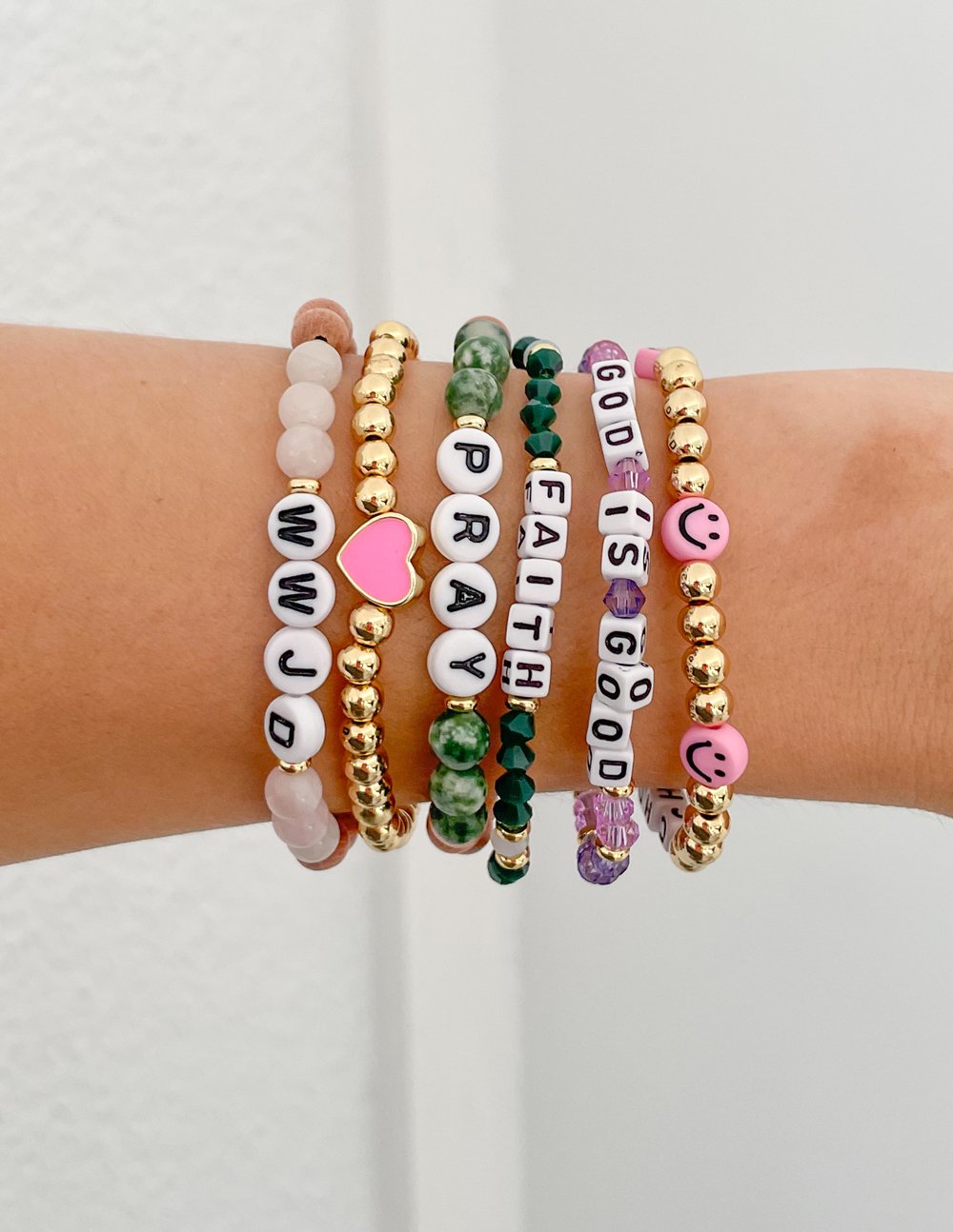God is Good Letter Bracelet Faith Jewelry Elevated Faith