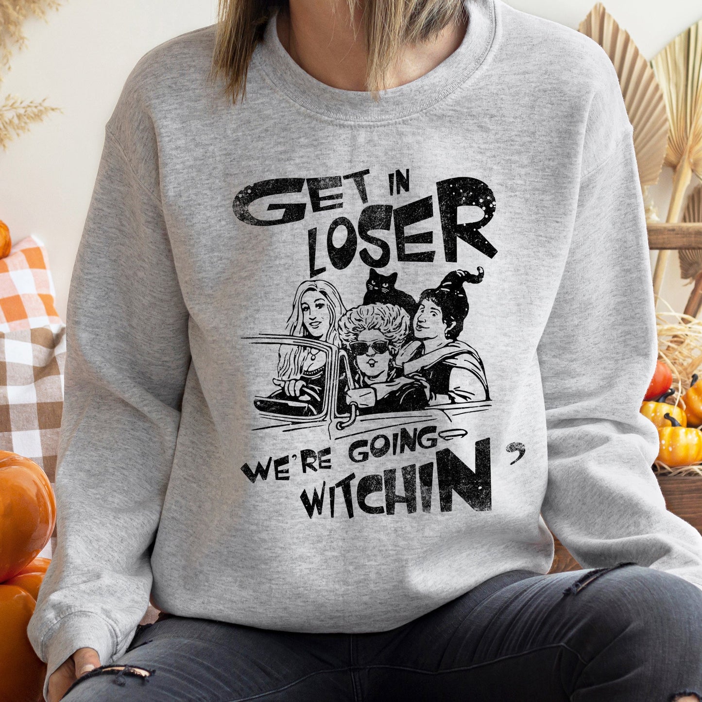 Going Witching Soft Fleece Halloween Sweatshirt