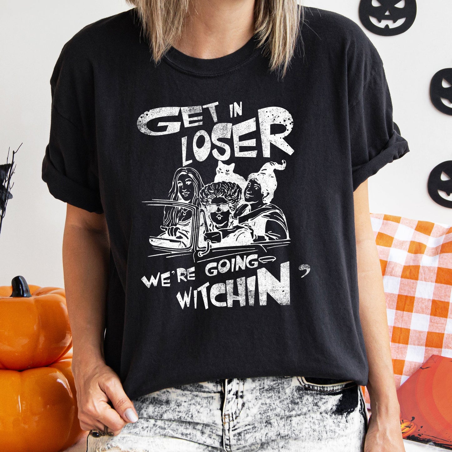 Going Witching Retro Halloween Comfort Colors T-shirt