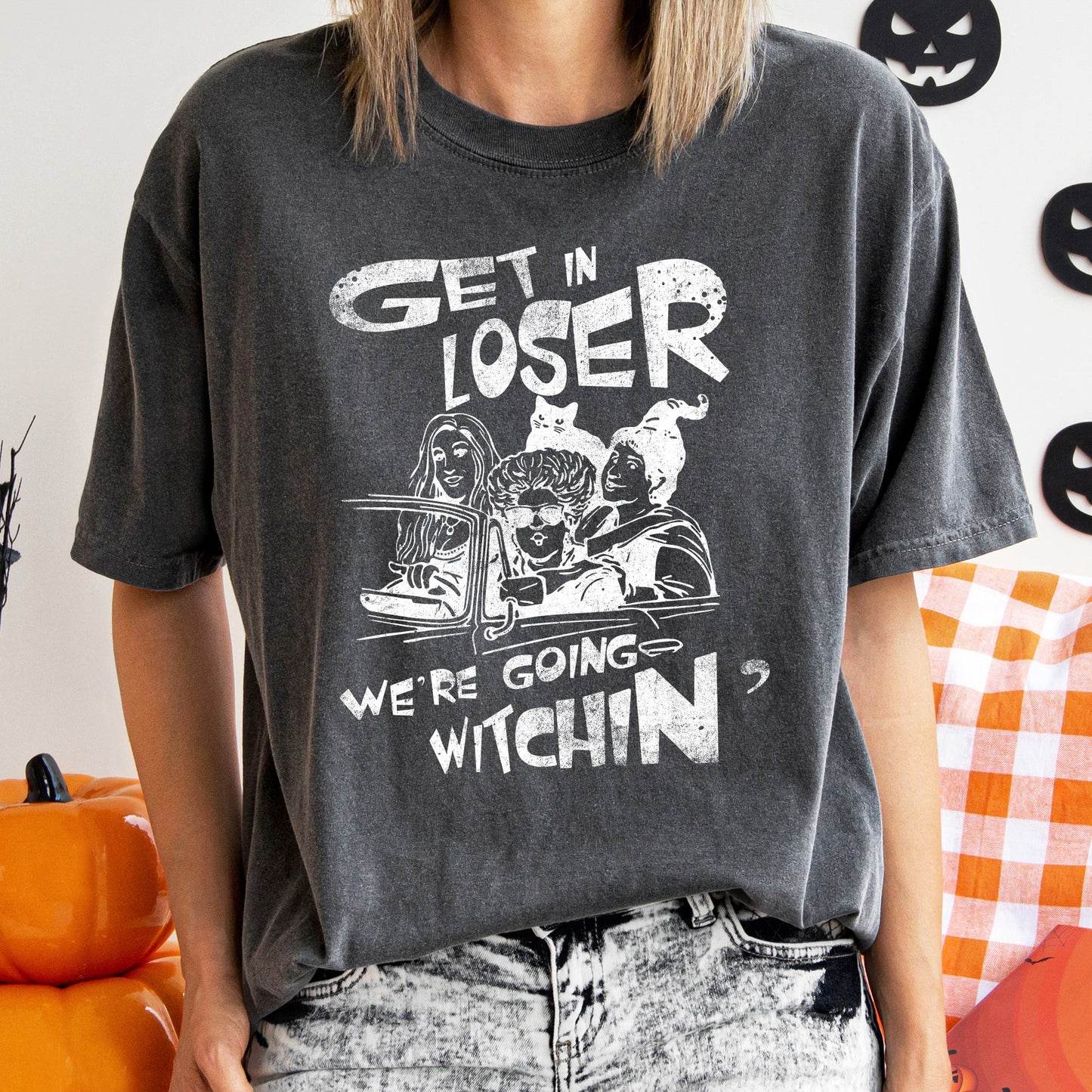 Going Witching Retro Halloween Comfort Colors T-shirt