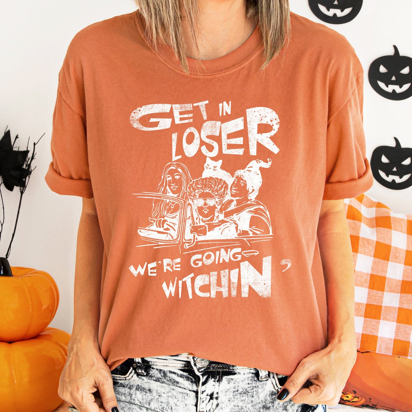 Going Witching Retro Halloween Comfort Colors T-shirt