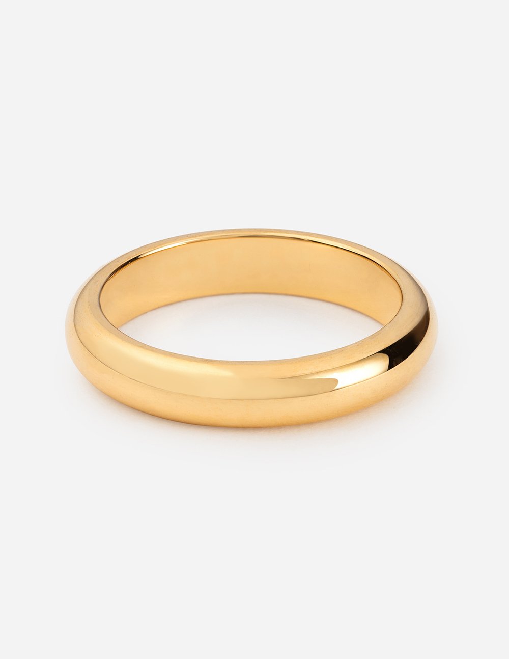 Gold Band Simple Ring Elevated Faith