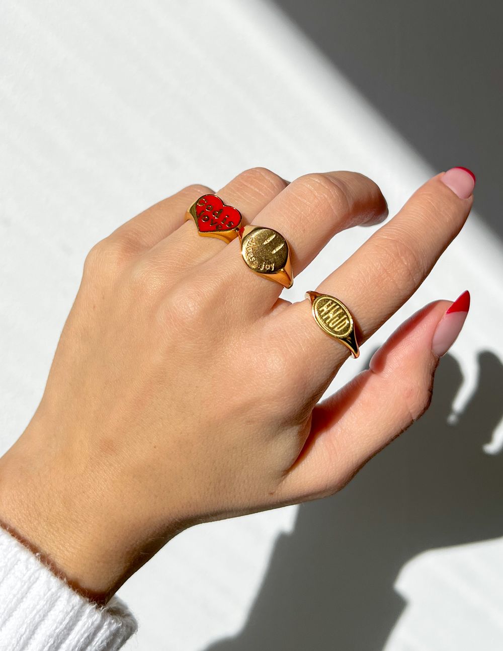 Gold Choose Joy Ring Inspirational Jewelry Elevated Faith