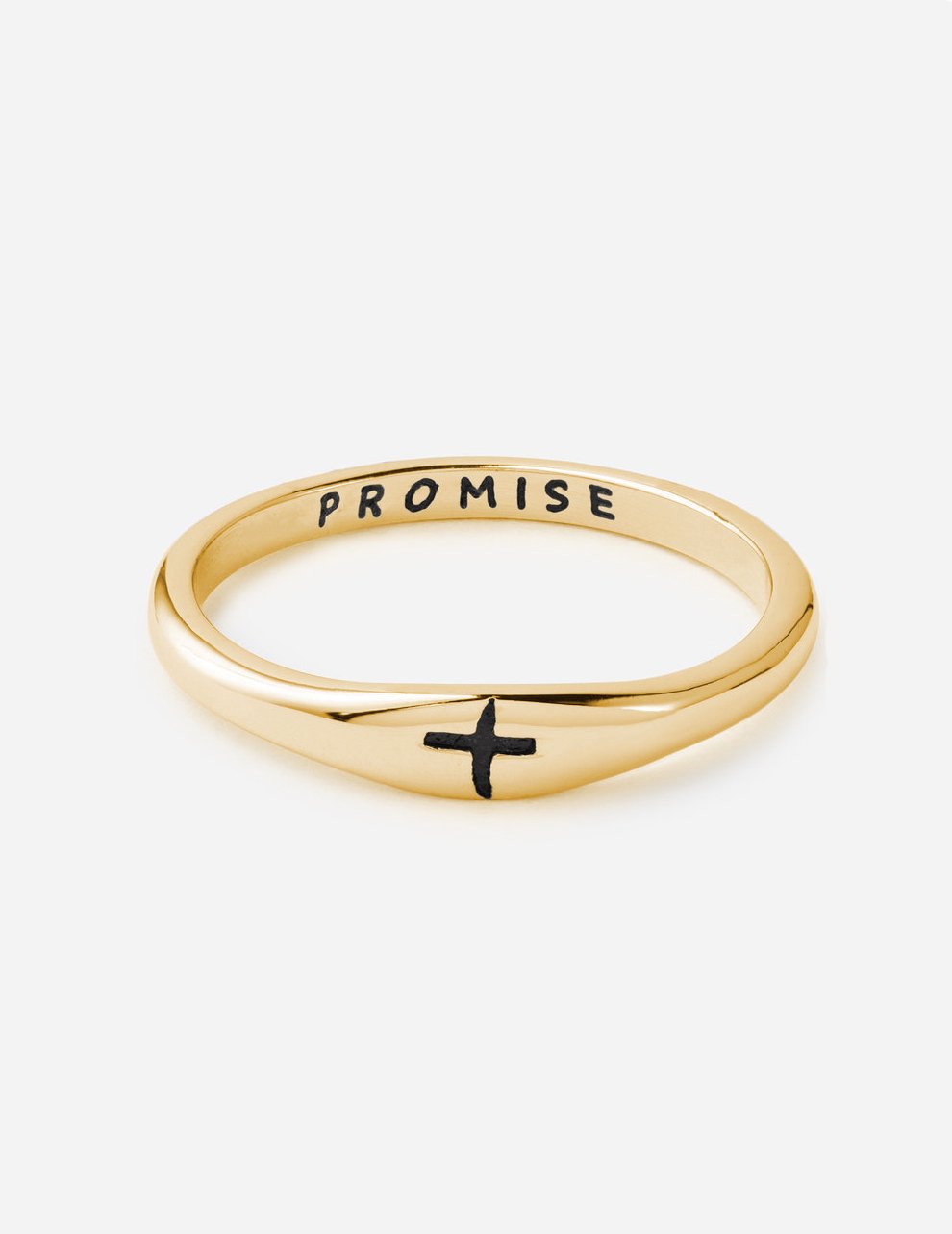 Gold Promise Ring Commitment Ring Elevated Faith