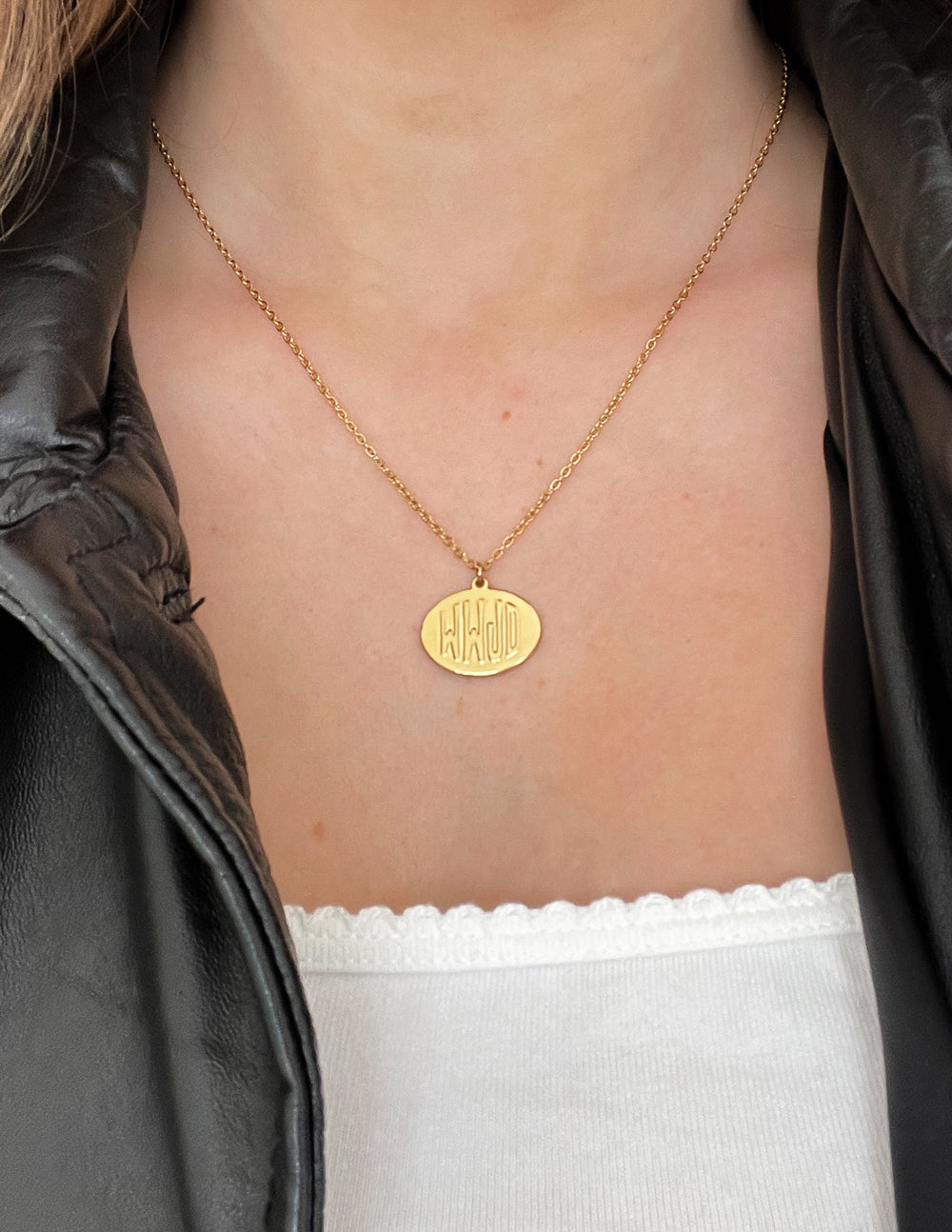 Gold WWJD Necklace Christian Jewelry Elevated Faith