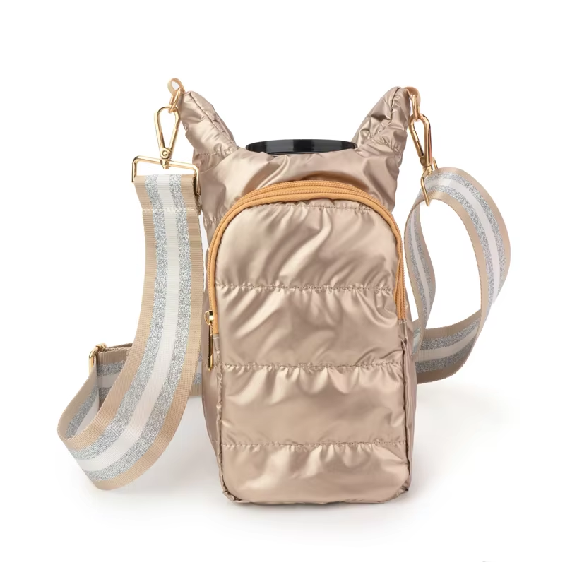 Water Tumbler Carrier Adjustable Strap Crossbody The Capri