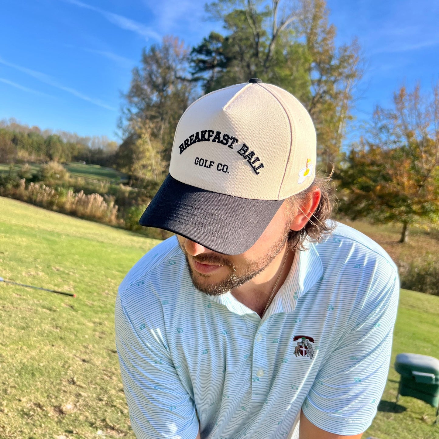 Breakfast Ball Black Two Tone Snapback Hat