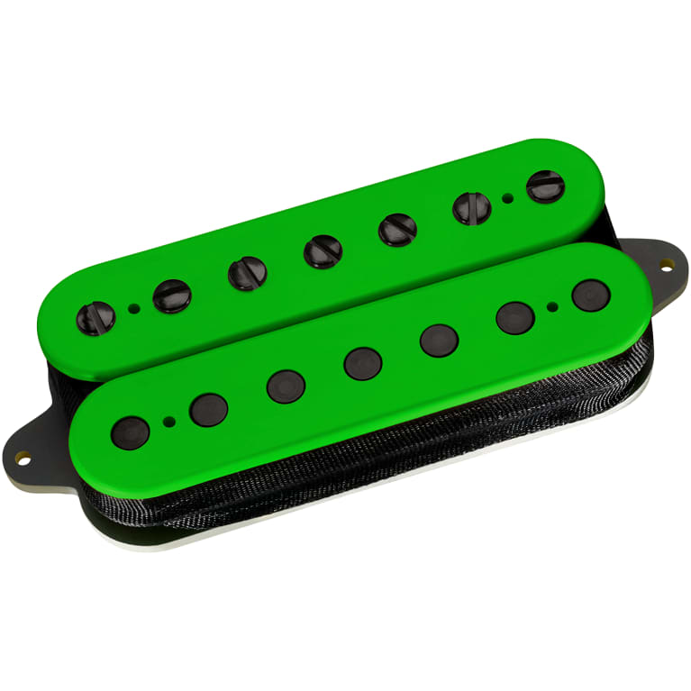 DiMarzio Illuminator 7 String Bridge Humbucker Green with Black Poles