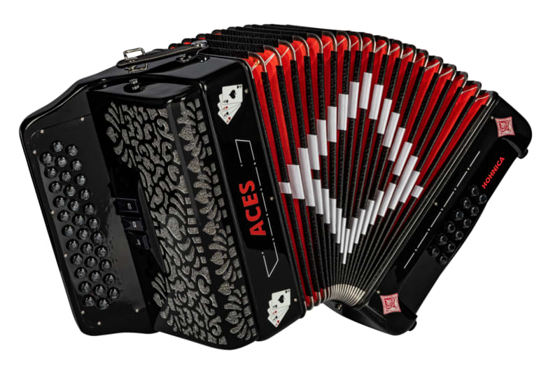 Hohner ACES II 34 Button 3 Switches Diatonic Accordion Key of EAD