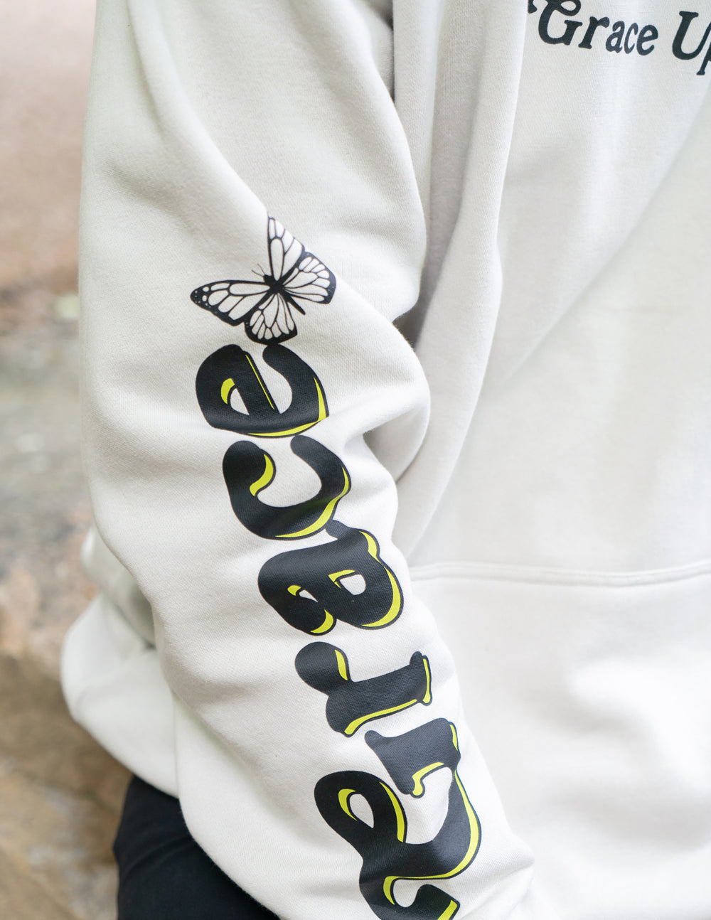 Grace Upon Grace Puff Print Unisex Hoodie