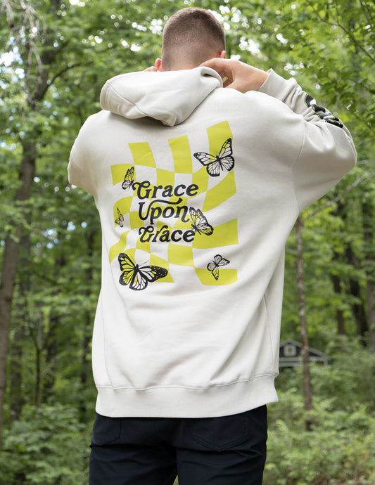 Grace Upon Grace Puff Print Unisex Hoodie