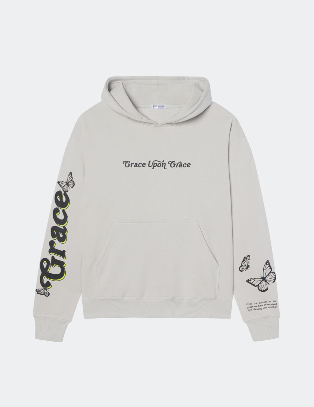 Grace Upon Grace Puff Print Unisex Hoodie