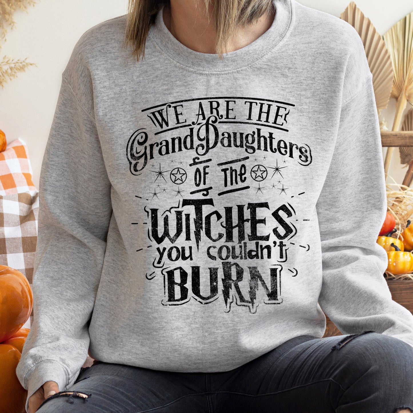 Grand Daughters Halloween Sweatshirt Soft Cotton Blend Sweatshirt Refinery No. 1