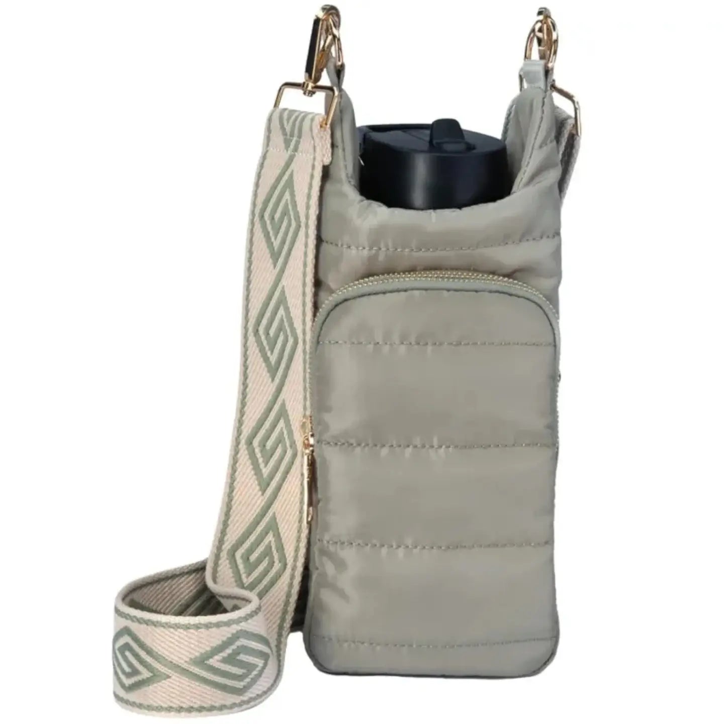 Water Tumbler Carrier Adjustable Strap Crossbody The Capri
